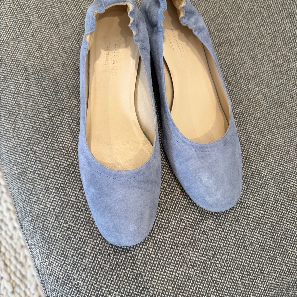 Everlane Blue Suede Women's Flats
